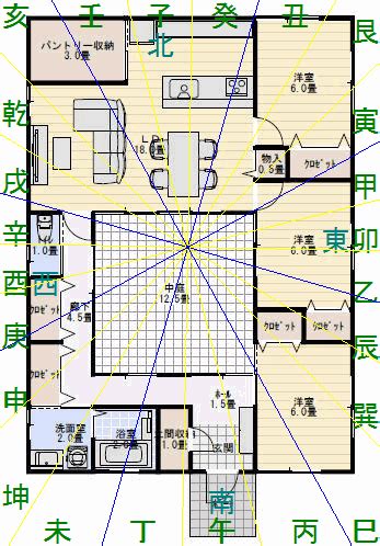 風水 中庭